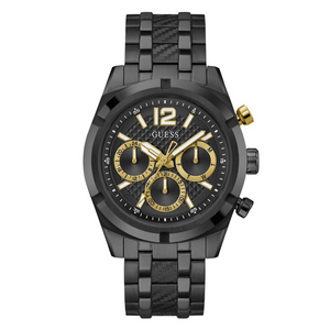 Guess Men's Wristwatch Resistance Stainless Steel Black GW0714G4 - KRISHNA WATCH COMPANY
