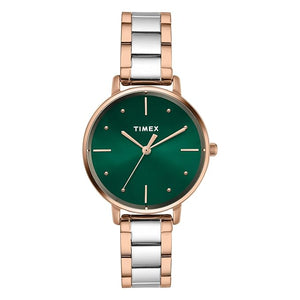 Timex Green Dial Women's Watch - TWEL15827 - KRISHNA WATCH COMPANY