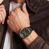 Titan Stellar Quartz Multifunction Brown Dial Watch for Men - 10009KM02 - KRISHNA WATCH COMPANY