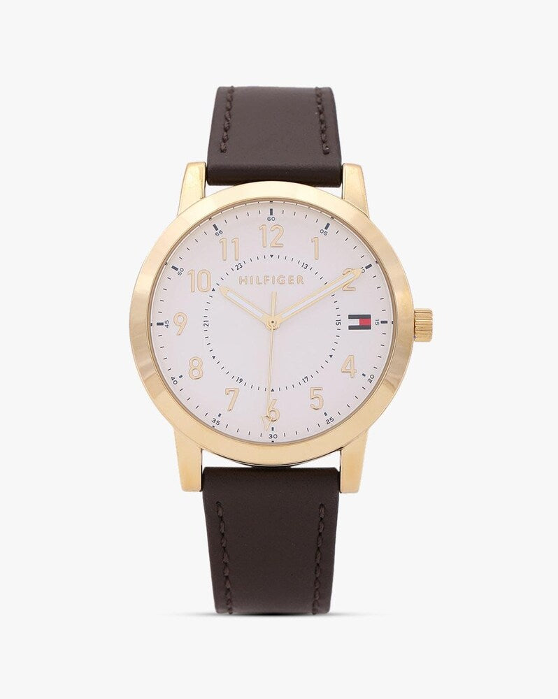 TOMMY HILFIGER Analogue Watch with Leather Strap TH1791751W / NETH1791751 - KRISHNA WATCH COMPANY