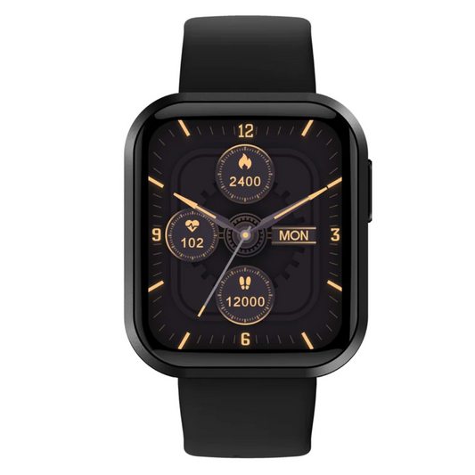 Timex IConnect Calling Smartwatch|1.83" TFT Display With 240x284 Pixel Resolution|Single Sync Bluetooth Calling|AI Voice Assist|100+ Sports Modes|200+ Watchfaces|Upto 7 Days Battery (Normal Usage) - TWIXW207T