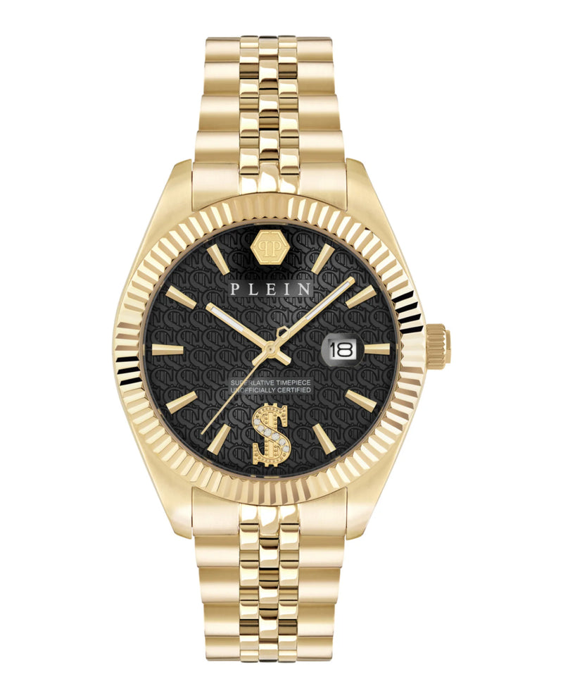 PHILIPP PLEIN Date Superlative Crystal Watch PWMFA1025