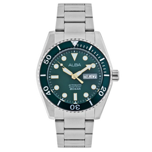Alba Green Dial Mechanical AL4287X1 - KRISHNA WATCH COMPANY