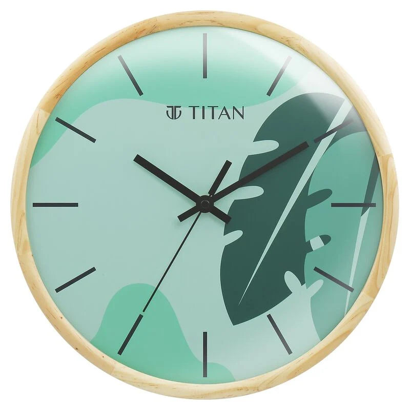 Titan Contemporary Tropical Timepieces - Lush Green - 32 cm x 32 cm W0083WA01 - KRISHNA WATCH COMPANY