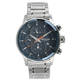 Titan Quartz Chronograph Blue Dial Watch for Men - 90086KM01 - KRISHNA WATCH COMPANY