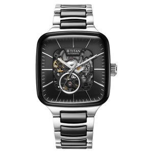 Titan Ceramic Fusion Skeleton Automatic Watch For Men - 90175KD01 - KRISHNA WATCH COMPANY