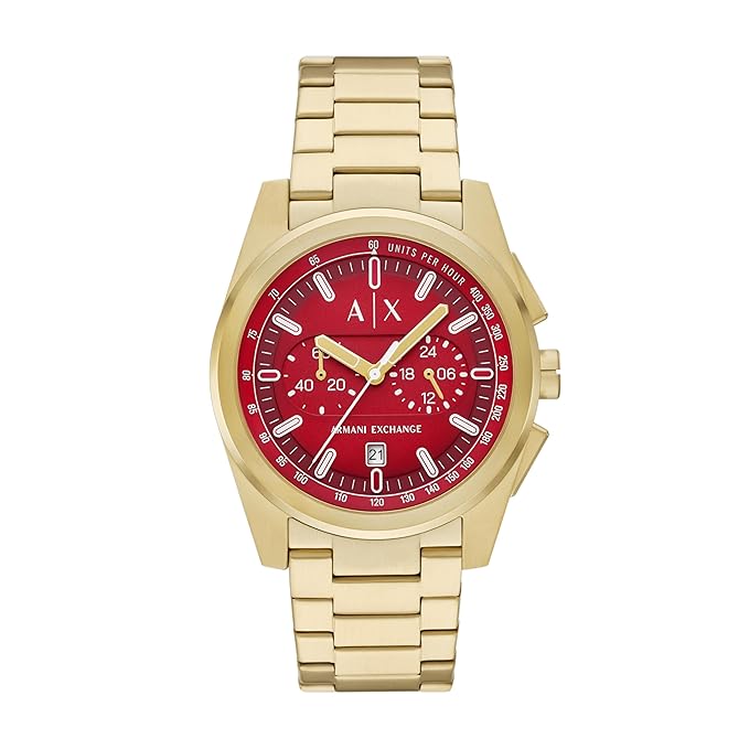Armani Exchange Analog Red Dial Men's Watch - AX2863 - KRISHNA WATCH COMPANY