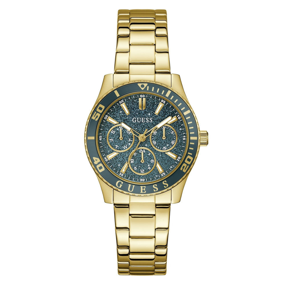 Guess Ladies Teal Dial Analog Women Watch - GW1035L2 - KRISHNA WATCH COMPANY