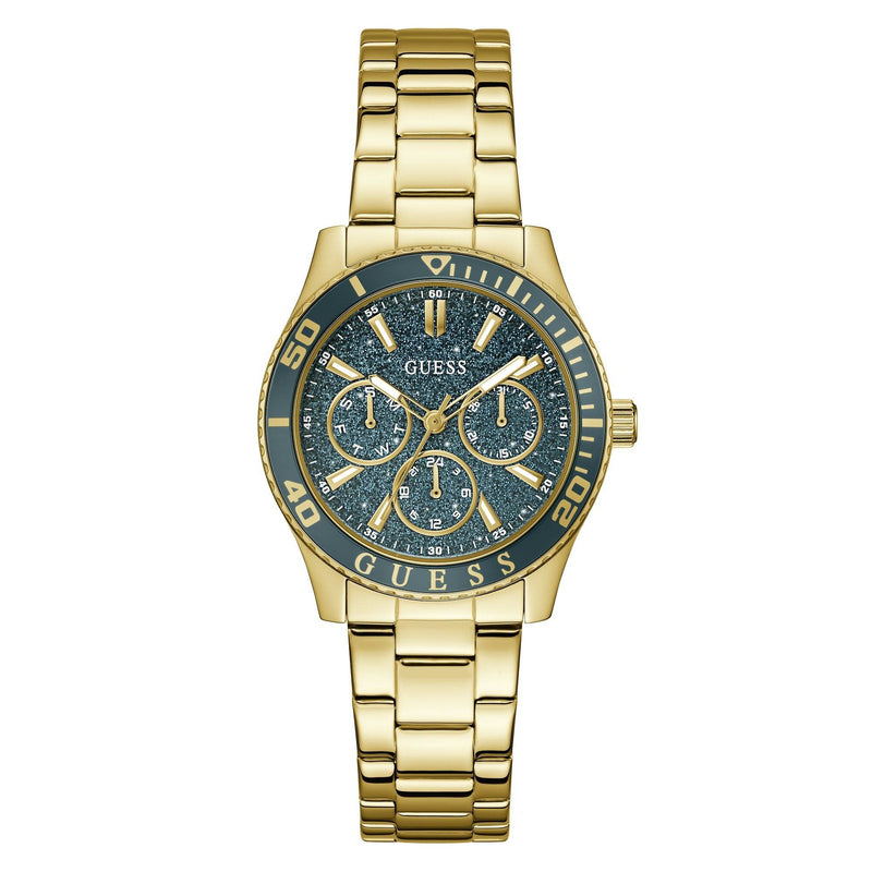 Guess Ladies Teal Dial Analog Women Watch - GW1035L2 - KRISHNA WATCH COMPANY