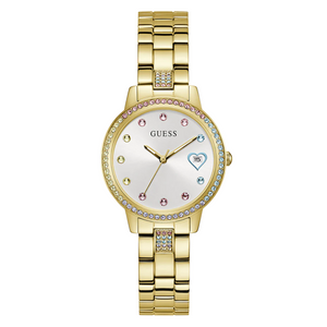 Guess Ladies Gold Tone Date Watch GW0657L2 - KRISHNA WATCH COMPANY