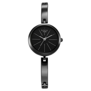 Titan Raga Viva Quartz Analog Black Dial Grey Metal Strap Watch for Women 2606QM04 - KRISHNA WATCH COMPANY