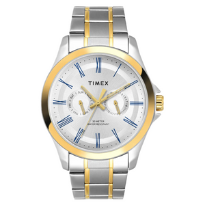 Timex Men Silver Round Analog Dial Watch - TW000X134 - KRISHNA WATCH COMPANY