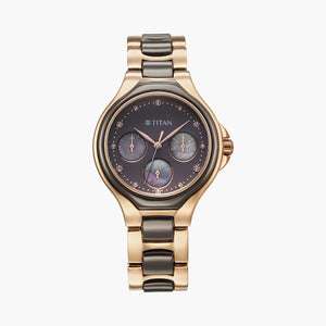 Titan Glamour Watch For Women - 95325KD02 - KRISHNA WATCH COMPANY