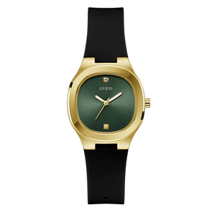 Guess Ladies Black Gold Tone Analog Watch - GW0658L1 - KRISHNA WATCH COMPANY