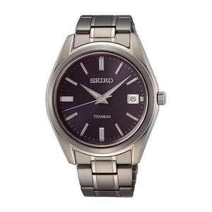 Seiko Classic Titanium Men's Quartz Watch SUR373P1 - KRISHNA WATCH COMPANY