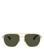 RAY-BAN Green UV Protected Aviator Unisex 0RB3723I0013158