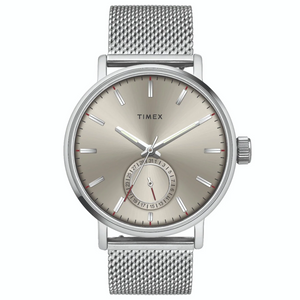 Timex Fashion Men's Grey Dial Round Case Date Function Watch -TWEG20000 - KRISHNA WATCH COMPANY
