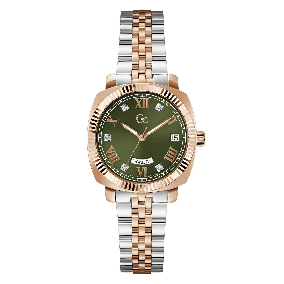 Gc Flair Coussin Analog Watch For Women Z44004L3