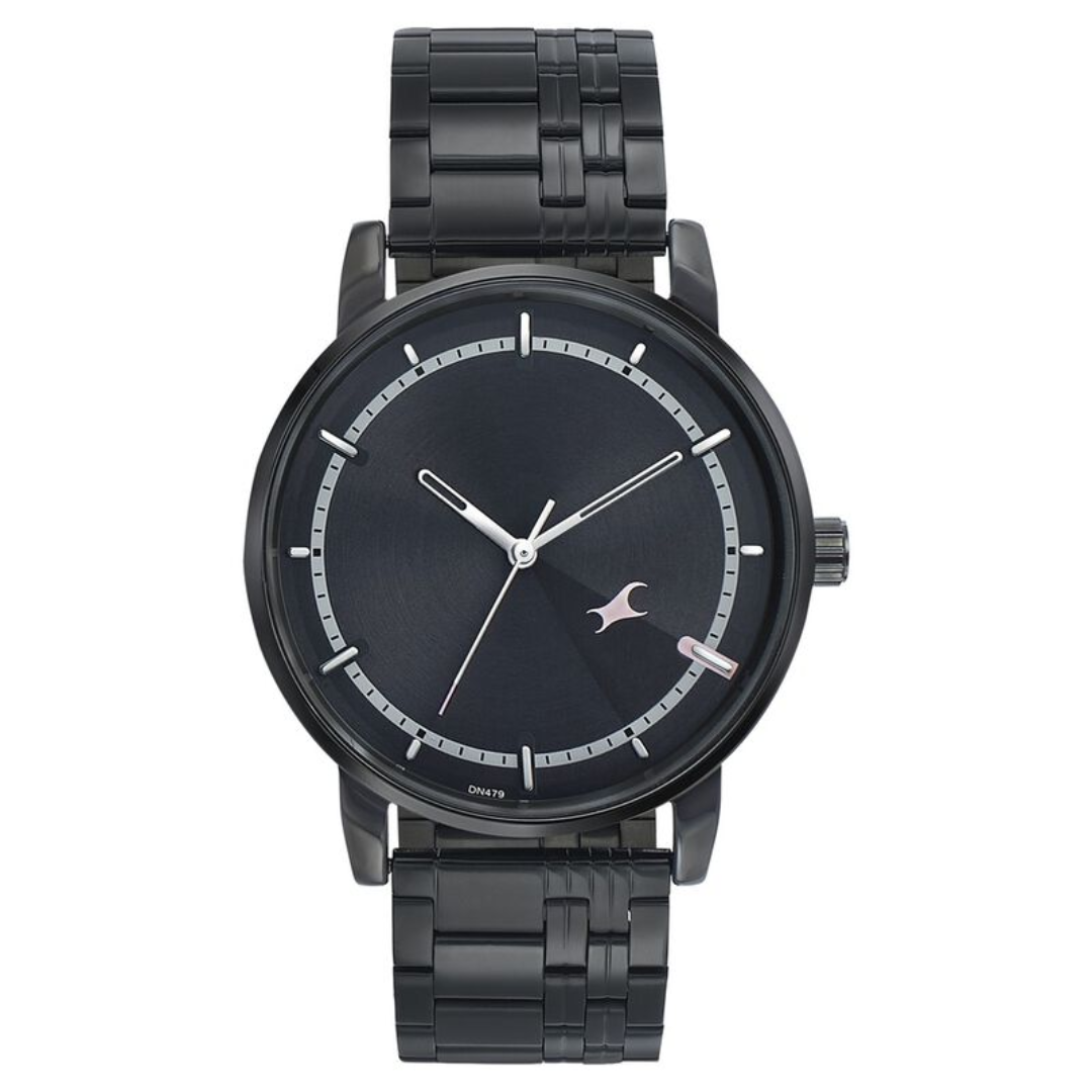Fastrack Style Up Grey Dial Stainless Steel Strap Watch for Guys 3278NM01