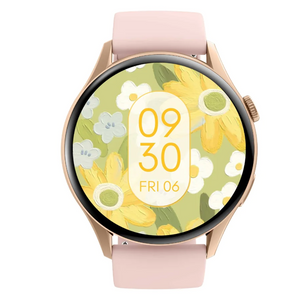 Timex FitGen 1.43" Round AMOLED Smartwatch With 466x466 Pixel Resolution|Single Sync Bluetooth Calling| Rotating Crown| Metallic Body|Always On Display|AI Voice Assist|100+ Sports Modes|200+ Watchfaces|Upto 7 Days Battery(Normal Usage) - TWTXW503T - KRISHNA WATCH COMPANY