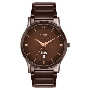 Timex Men Brown Round Analog Dial Watch - TW000R461 - KRISHNA WATCH COMPANY