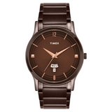 Timex Men Brown Round Analog Dial Watch - TW000R461