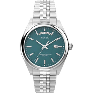 Timex Legacy Day And Date 41mm Stainless Steel Bracelet Watch - TW2V68000UJ - KRISHNA WATCH COMPANY