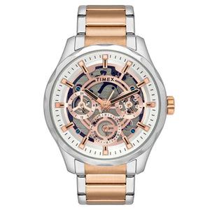 Timex Men Rose Gold Round Dial Analog Watch - TW0TG7629 - KRISHNA WATCH COMPANY