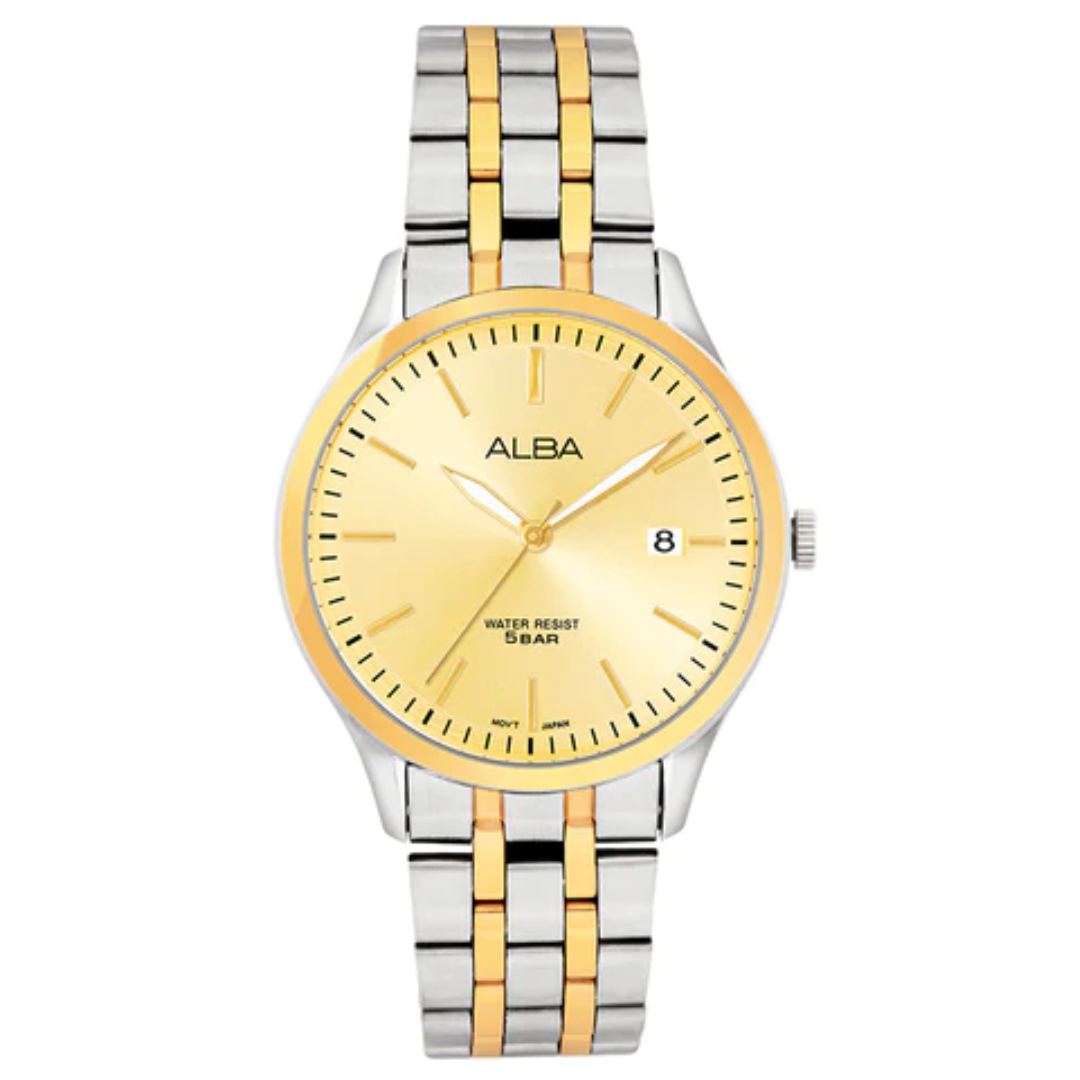 Alba Light Gold Dial Watch AS9S10X1
