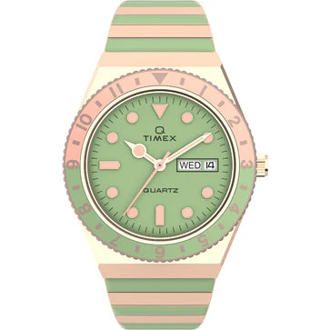 Timex Women Green Round Stainless Steel Dial Analog Watch-TW2V38700UJ