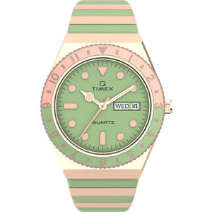 Timex Women Green Round Stainless Steel Dial Analog Watch-TW2V38700UJ - KRISHNA WATCH COMPANY