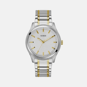 Male Silver Analog Stainless Steel Watch GW0626G4 - KRISHNA WATCH COMPANY