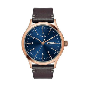 Timex Fashion Men's Blue Dial Round Case Day Date Function Watch -TWEG19701 - KRISHNA WATCH COMPANY