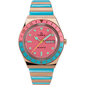 Timex 3 Hands Women's Analog Pink Dial Coloured Quartz Watch - TW2U81500UJ - KRISHNA WATCH COMPANY