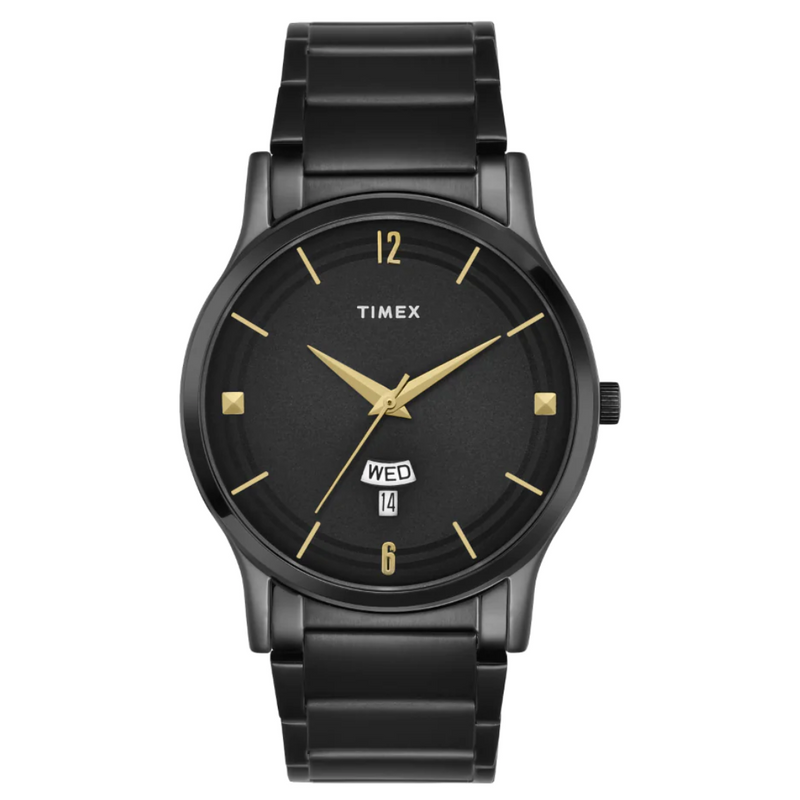 Timex Men Black Round Analog Dial Watch - TW000R459
