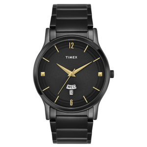 Timex Men Black Round Analog Dial Watch - TW000R459 - KRISHNA WATCH COMPANY