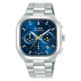ALBA Retro Sport Emerald Blue Dial Chronograph Watch FOR MEN