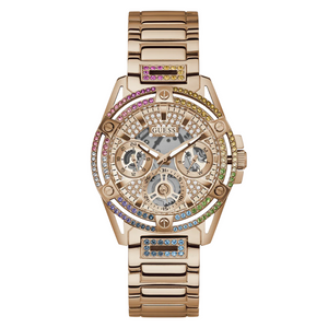 Guess Ladies Rose Gold Tone Multi-function Watch GW0464L5 - KRISHNA WATCH COMPANY