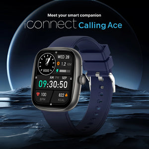 Timex iConnect Calling Ace 1.83"(4.64 cm) Display with Functional Crown and BT Calling Smartwatch For Unisex - TWIXW1103T - KRISHNA WATCH COMPANY