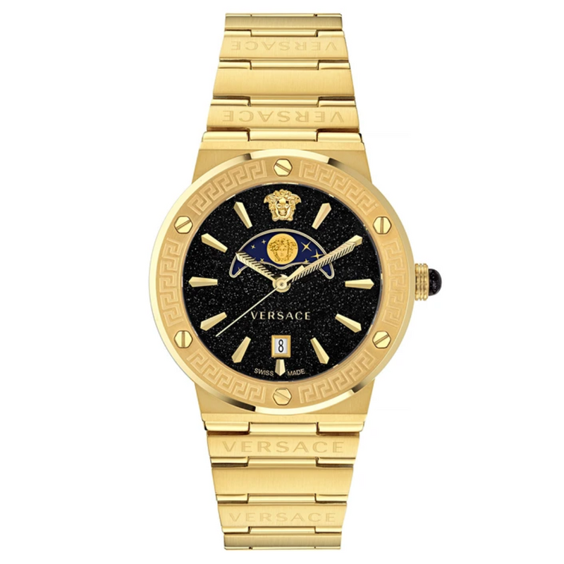 VERSACE Greca Logo Moonph Unisex Analog Watch VE7G00323 - KRISHNA WATCH COMPANY