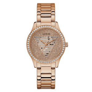 Guess Ladies Rose Gold Tone Analog Watch GW0605L3 - KRISHNA WATCH COMPANY