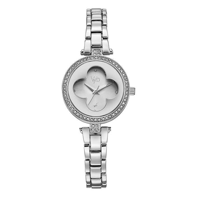 Fastrack Vyb Eclipse Quartz Analog 3 Hands Watch for Girls - FV60089SM01W