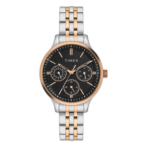 TIMEX Trendline Black Round Dial Analog Women's Watch - TWEL14837 - KRISHNA WATCH COMPANY