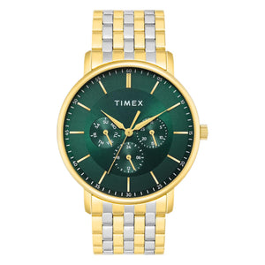 Timex Trendline Round 42mm Green Dial Analog Men Watch - TWTG12806 - KRISHNA WATCH COMPANY