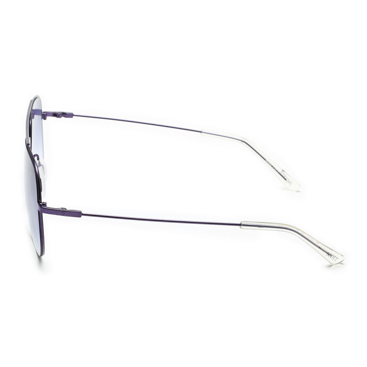 Scott Sunglasses Gradient Blue Lens Navigator Sunglass Purple Frame SC 2493 C3