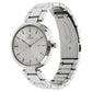 Titan Workwear Silver Dial Women Watch With Stainless Steel Strap  2480SM07