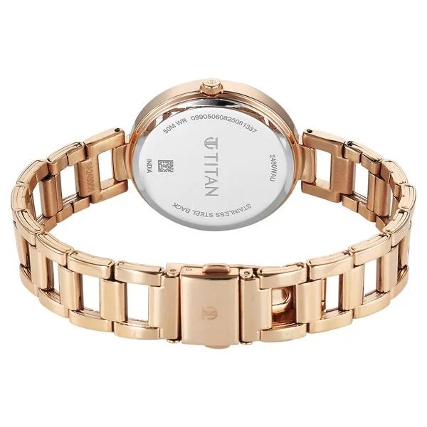 Titan Purple Superheads Quartz Analog Watch For Women - 2480WM08 - KRISHNA WATCH COMPANY