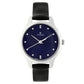 TITAN Workwear Watch with Blue Dial & Leather Strap 2481SL08