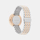 CALVIN KLEIN Twisted Bezel Women Quartz White Dial Analog Stainless Steel Watch 25100070