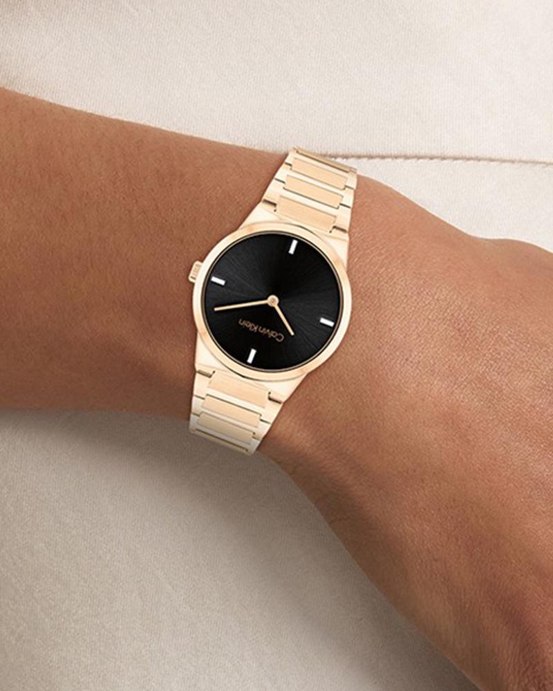 CALVIN KLEIN Ck Linear Elegance Analog Watch for Women 25100086